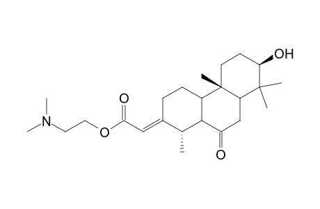 2-(Dimethylamino)ethyl (2E)-(3-hydroxy-14-methyl-7-oxopodocarpan-13-ylidene)ethanoate