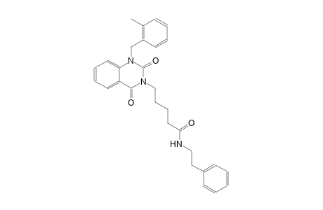 5-(1-(2-methylbenzyl)-2,4-dioxo-1,4-dihydro-3(2H)-quinazolinyl)-N-(2-phenylethyl)pentanamide