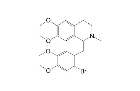 1-(2-Bromo-4,5-dimethoxybenzyl)-6,7-dimethoxy-2-methyl-1,2,3,4-tetrahydroisoquinoline