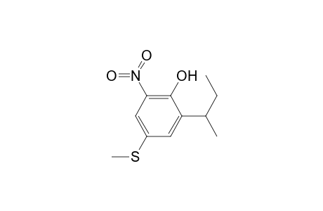 Phenol, 2-sec-butyl-4-(methylthio)-6-nitro-