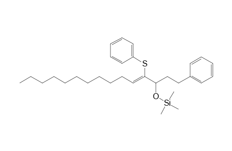 (Z)-1-Phenyl-4-(phenylthio)-4-pentadecen-3-ol trimethylsilyl ether