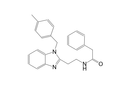 benzeneacetamide, N-[2-[1-[(4-methylphenyl)methyl]-1H-benzimidazol-2-yl]ethyl]-