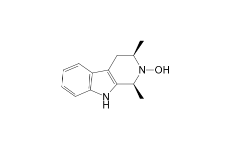 1H-Pyrido[3,4-b]indole, 2,3,4,9-tetrahydro-2-hydroxy-1,3-dimethyl-, cis-