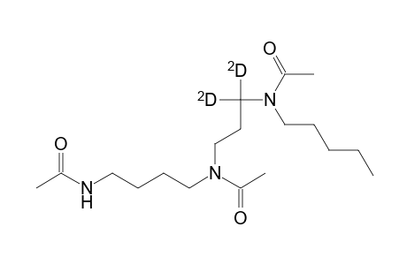 1,6,10-Triacetyl-9,9-dideutero-1,6,10-triaza-pentadecane