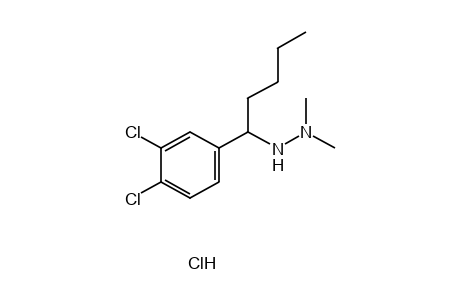 2-(alpha-BUTYL-3,4-DICHLOROBENZYL)-1,1-DIMETHYLHYDRAZINE, HYDROCHLORIDE