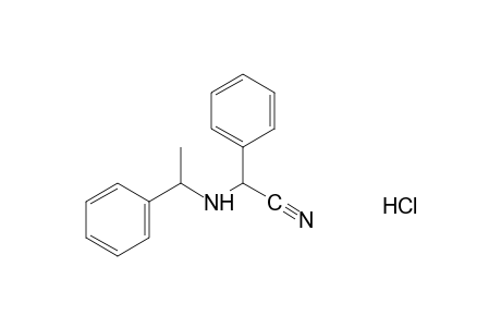 (-)-[(alpha-methylbenzyl)amino]phenylacetonitrile, hydrochloride