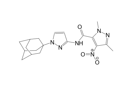 N-[1-(1-adamantyl)-1H-pyrazol-3-yl]-1,3-dimethyl-4-nitro-1H-pyrazole-5-carboxamide