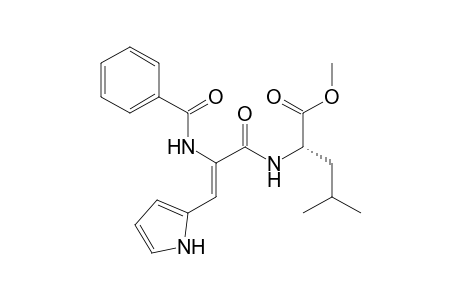 (Z)-N-[N-Benzoyl-3-(2-pyrrolyl)-.alpha.,.beta.-dehydroalanyl]leucine Methyl Ester