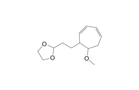 1-Methoxy-2-(2-(1,3-dioxolan-2-yl)ethyl)-3,5-cycloheptadiene