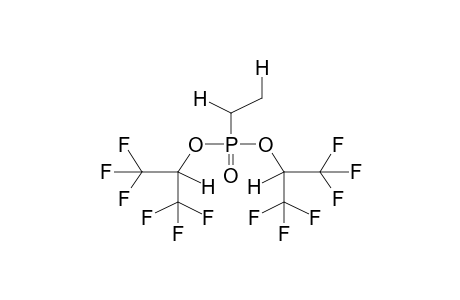 BIS(ALPHA-HYDROHEXAFLUOROISOPROPYL) ETHYLPHOSPHONATE