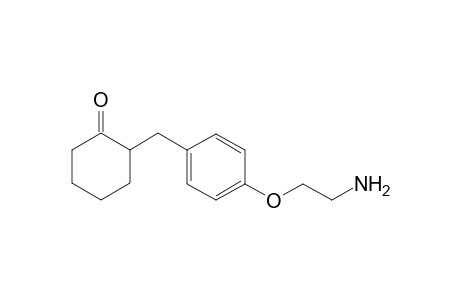 2-[4-(2-Aminoethoxy)benzyl]cyclohexanone