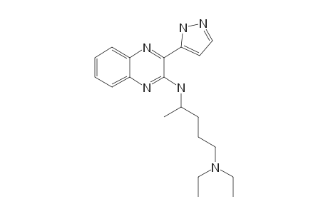 N',N'-DIETHYL-N4-[3-(1H-5-PYRAZOLYL)-2-QUINOXALINYL]-1,4-PENTANEDIAMINE