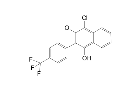 1-Chloro-4-hydroxy-2-methoxy-3-[1-(4-trifluoromethyl)phenyl]naphthalene