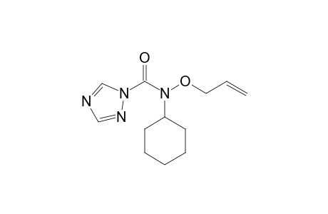 1H-1,2,4-Triazole-1-carboxamide, N-cyclohexyl-N-(2-propenyloxy)-