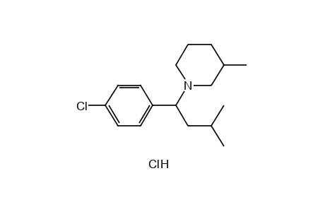 1-(p-CHLORO-alpha-ISOBUTYLBENZYL)-3-PIPECOLINE, HYDROCHLORIDE