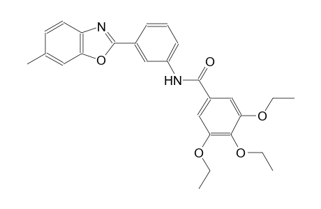 benzamide, 3,4,5-triethoxy-N-[3-(6-methyl-2-benzoxazolyl)phenyl]-