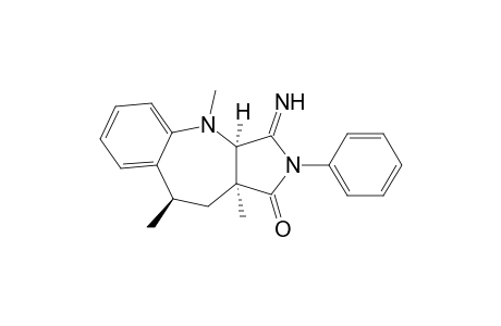 (3aR*,1aS*,9R*)-4,9,10a-Trimethyl-3-imino-2-phenyl-3,3a,4,9,10,10a-hexahydropyrrolo[3,4-b][1]benzazepin-1(2H)-one