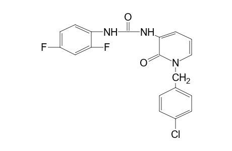 1-[1-(p-CHLOROBENZYL)-1,2-DIHYDRO-2-OXO-3-PYRIDYL]-3-(2,4-DIFLUORO-PHENYL)UREA