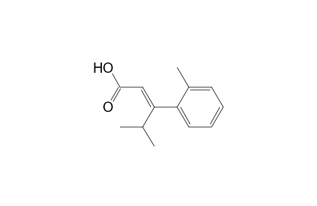 3-(2-Methylphenyl)-4-methyl-2-pentenoic acid
