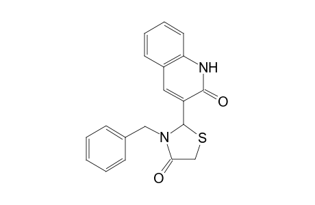 (+/-)-3-(3-Benzyl-4-oxothiazolidin-2-yl)quinolin-2(1H)-one