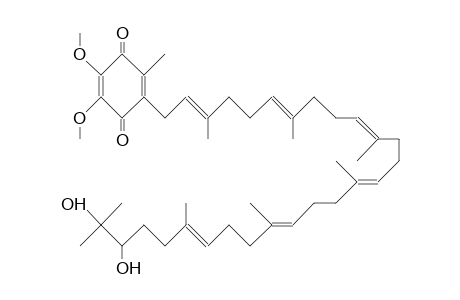 6-(26,27-Dihydroxy-3,7,11,15,19,23,27-heptamethyl-octacosa-2,6,10,14,18,22-hexen-1-yl)-2,3-dimethoxy-5-methyl-1,4-benzoq
