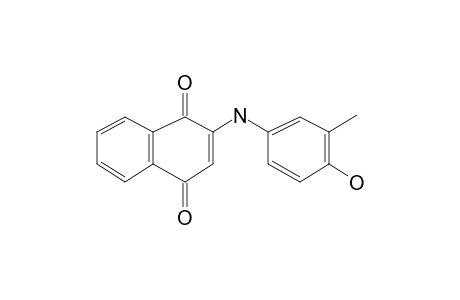 2-[(4-Hydroxy-3-methylphenyl)amino]-1,4-dihydronaphthalene-1,4-dione