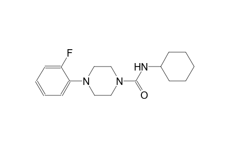 N-cyclohexyl-4-(2-fluorophenyl)-1-piperazinecarboxamide