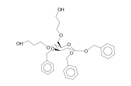 Benzyl-2,3-di-O-benzyl-4,6-di-O-(3-hydroxypropyl)-d-glucopyranoside