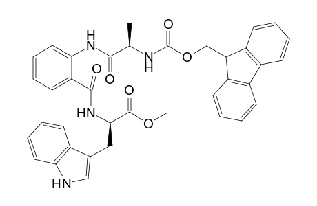 N-[(9H)-Fluoren-9-ylmethoxy)carbonyl]-D-alanyl-2-aminobenzoyl-D-tryptophan methyl ester