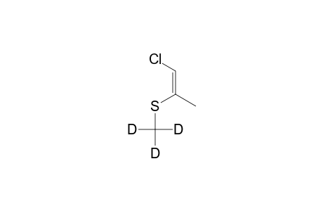 1-Propene, 1-chloro-2-(methyl-D3-thio)-