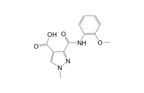 1H-pyrazole-4-carboxylic acid, 3-[[(2-methoxyphenyl)amino]carbonyl]-1-methyl-