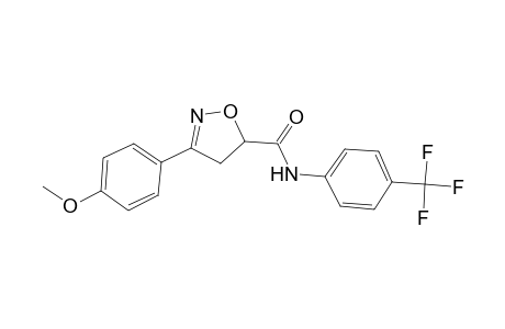 5-isoxazolecarboxamide, 4,5-dihydro-3-(4-methoxyphenyl)-N-[4-(trifluoromethyl)phenyl]-