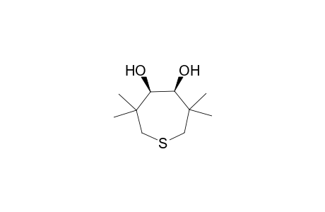 syn-3,3,6,6-Tetramethylthiacycloheptane-4,5-diol