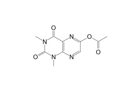 (1,3-dimethyl-2,4-dioxo-pteridin-6-yl) acetate