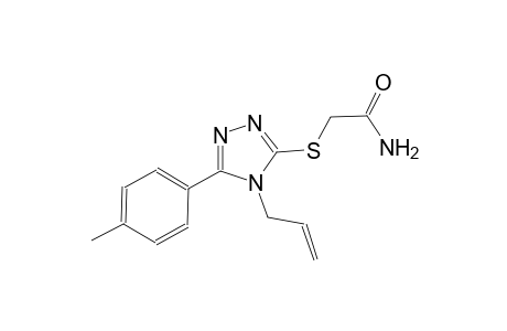 2-{[4-allyl-5-(4-methylphenyl)-4H-1,2,4-triazol-3-yl]sulfanyl}acetamide