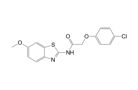 2-(4-chlorophenoxy)-N-(6-methoxy-1,3-benzothiazol-2-yl)acetamide