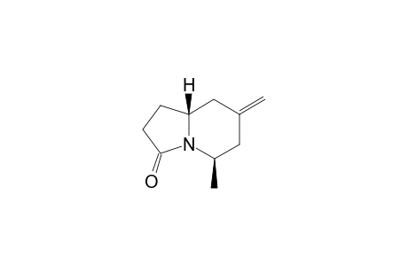 (5R,9R)-5-METHYL-7-METHYLENEINDOLIZIDIN-3-ONE