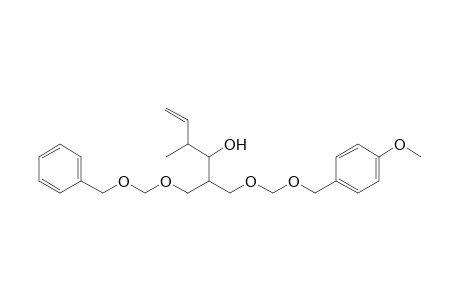 5-[(Benzyloxymethoxy)methyl]-3-methyl-6-[(4-methoxybenzyloxy)methoxy]hexen-4-ol