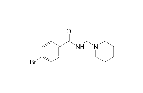 p-bromo-N-(piperidinomethyl)benzamide
