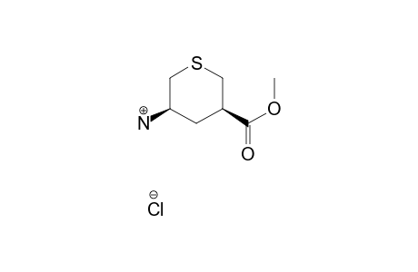 (+/-)-(3-BETA,5-BETA)-3-AMINO-5-(METHOXYCARBONYL)-THIANE-HYDROCHLORIDE