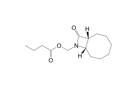 (1R,8S)-9-(Propylcarbonyloxymethyl)-9-azabicyclo[6.2.0]decan-10-one