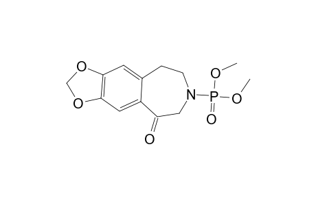 Dimethyl 5-oxo-5,6,8,9-tetrahydro-7H-[1,3]dioxolo[4,5-H][3]benzazepin-7-ylphosphonate