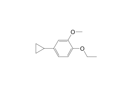 1-cyclopropyl-4-ethoxy-3-methoxybenzene