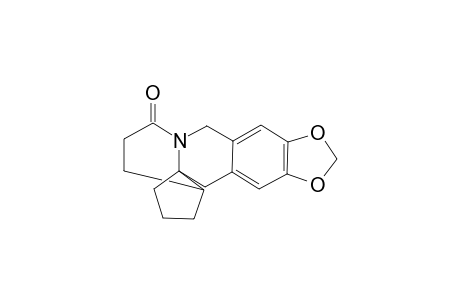1,2,3,3a,4,5,8,14-Octahydro-6H-cyclopenta[2,3]pyrido[1,2-b][1,3]dioxolo[4,5-g]isoquinolin-6-one