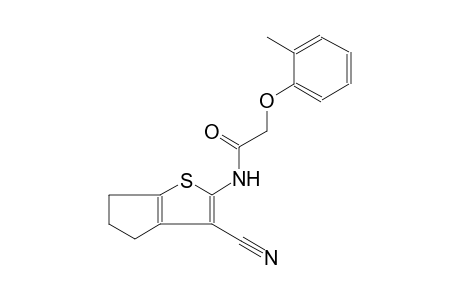 acetamide, N-(3-cyano-5,6-dihydro-4H-cyclopenta[b]thien-2-yl)-2-(2-methylphenoxy)-