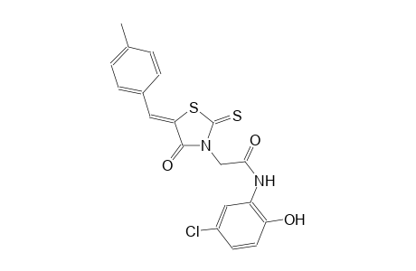 3-thiazolidineacetamide, N-(5-chloro-2-hydroxyphenyl)-5-[(4-methylphenyl)methylene]-4-oxo-2-thioxo-, (5Z)-