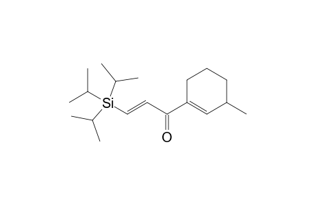 (E)-1-(3-Methyl-1-cyclohexenyl)-3-triisopropylsilyl-2-propen-1-one