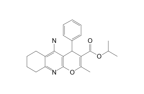 ISOPROPYL-5-AMINO-6,7,8,9-TETRAHYDRO-2-METHYL-4-PHENYL-4H-PYRANO-[2,3-B]-QUINOLINE-3-CARBOXYLATE