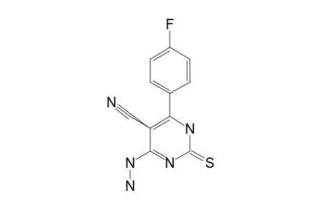 6-(PARA-FLUOROPHENYL)-4-HYDRAZIDO-2-THIOXO-1,2-DIHYDROPYRIMIDINE-5-CARBONITRILE