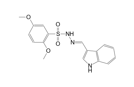 N'-[(E)-1H-indol-3-ylmethylidene]-2,5-dimethoxybenzenesulfonohydrazide